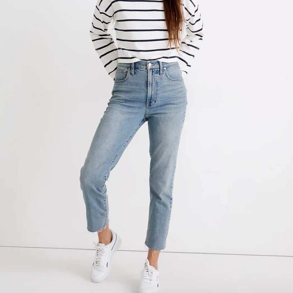 NWT: Madewell Petite Perfect Vintage Jeans in Ellicott Wash (29P)